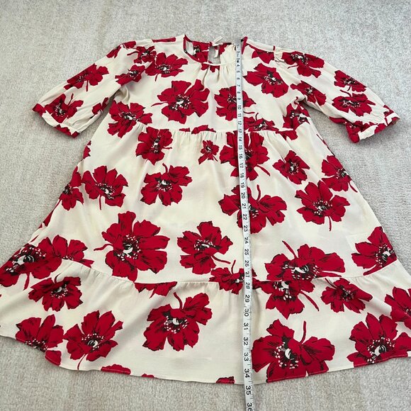 ba&sh Katia Boho Resort Floral Mini Dress M - Picture 5 of 10